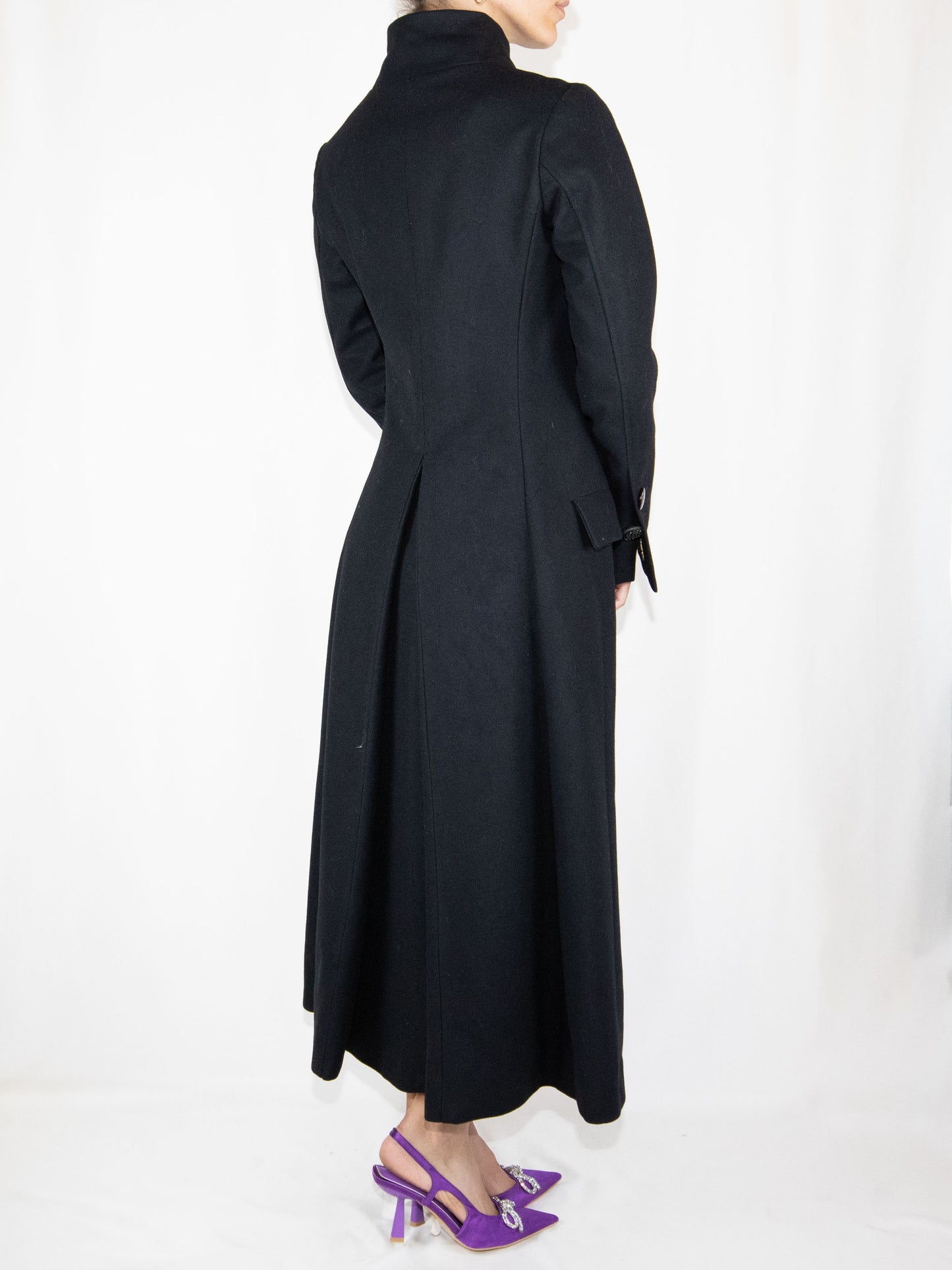 Black Maliparmi Coat-40 Brand New / Maliparmi / 40