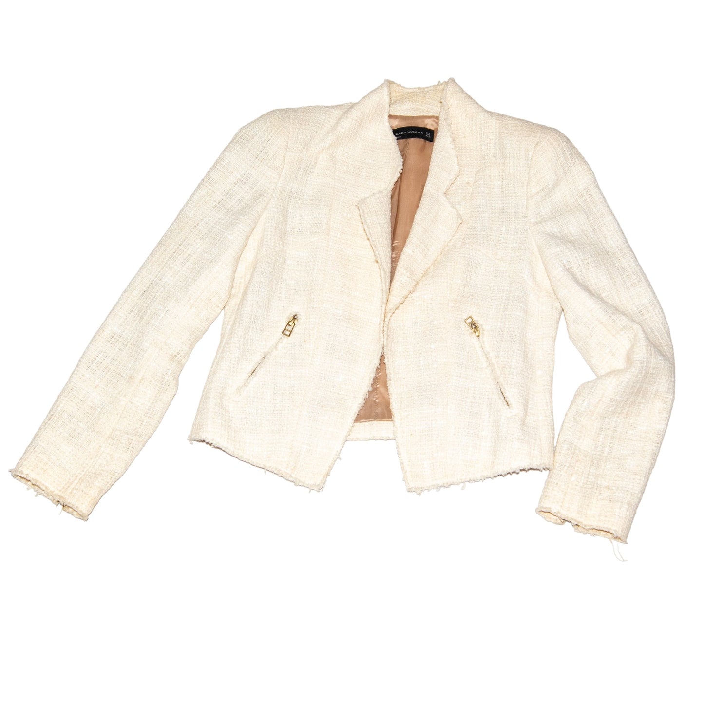 Ivory Zara Jacket -S Brand New / - / S