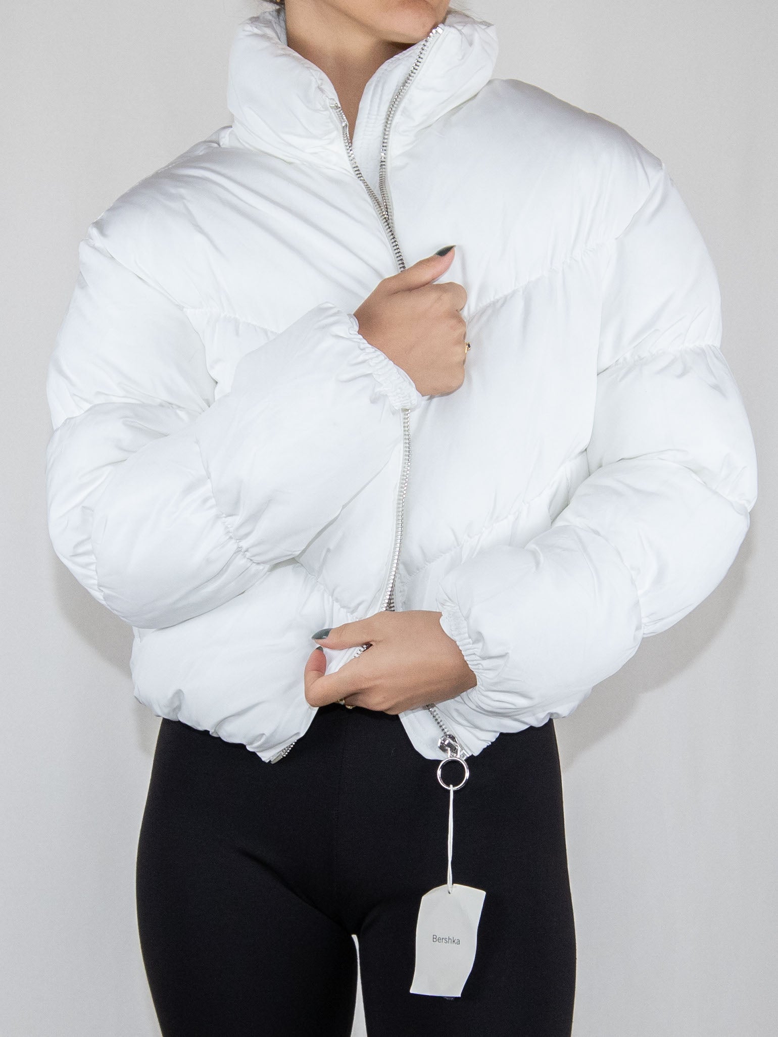 White Bershka Puffer -M Brand New With A Tag / Bershka / M