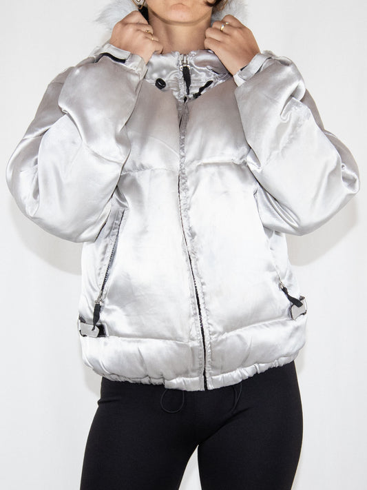 Silver  Puffer -M-L Good Condition / - / M-L