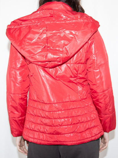 Red Tommy Hilfiger Puffer-M