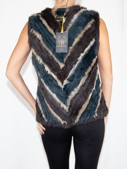 Authentic Rabbit Fur Vest - S Brand New / - / S