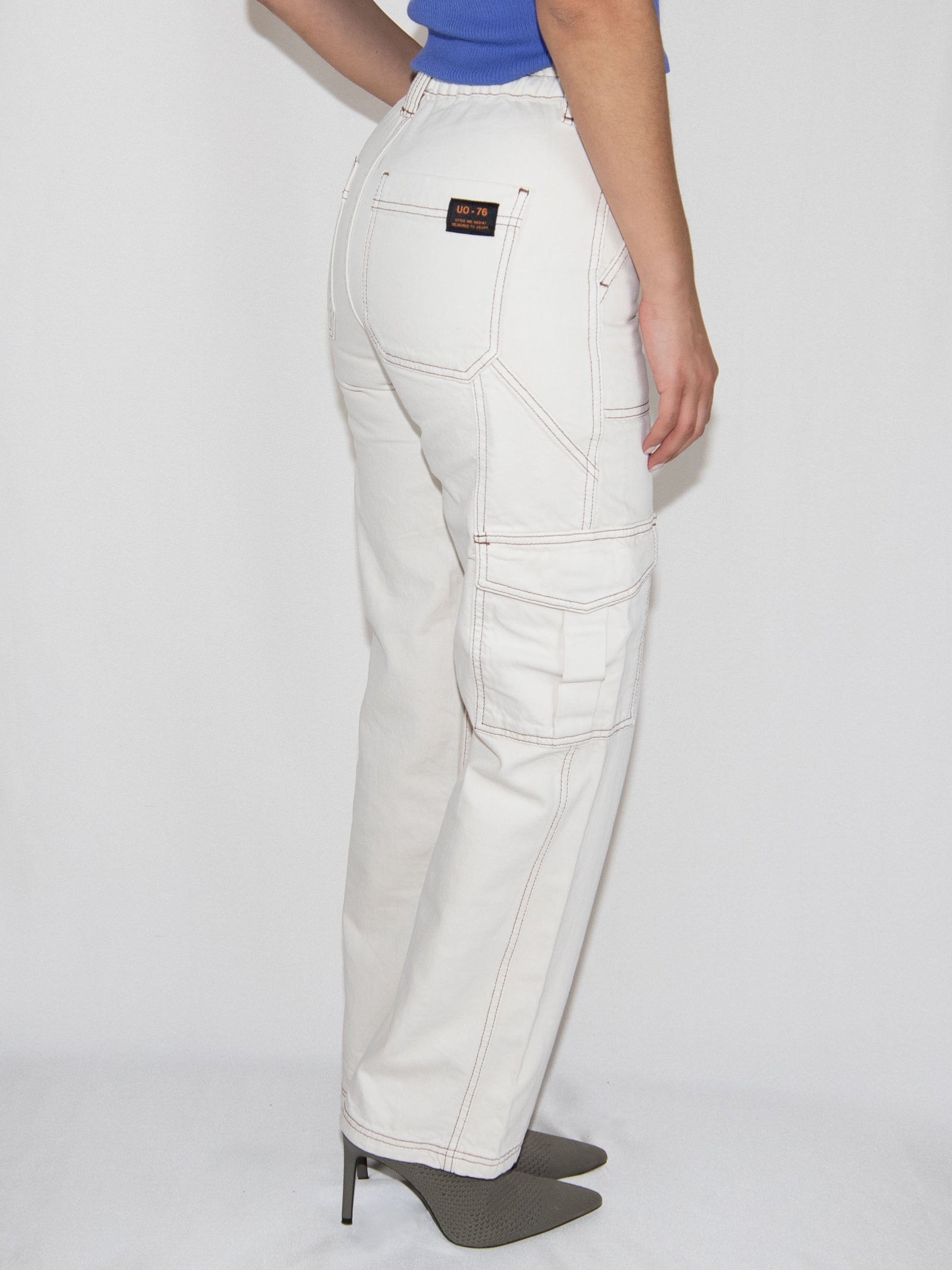 Ivory Urban Outfitters Cargo Trousers-32 Brand New / Urban Outfitters / 32