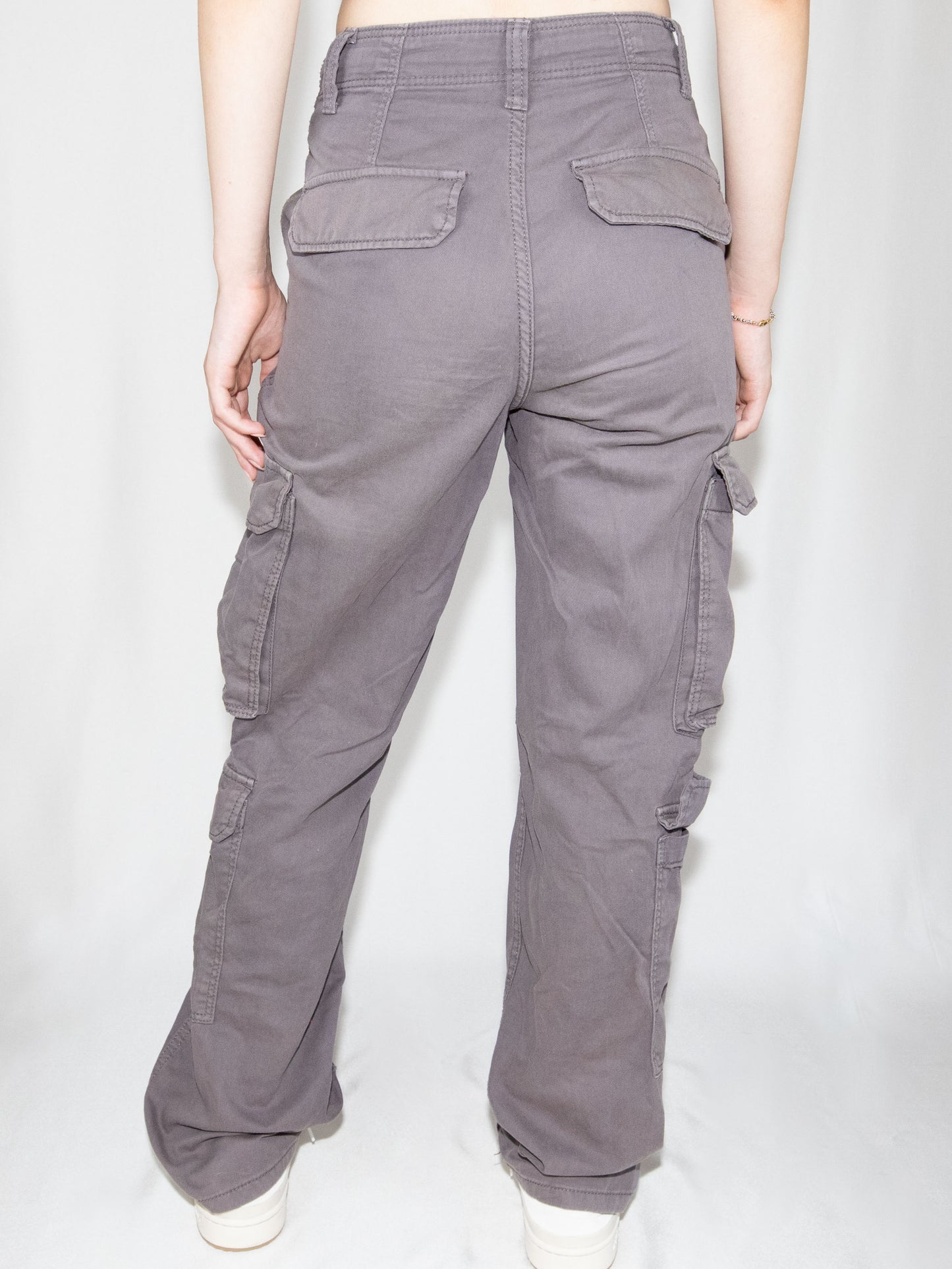 Gray Bershka Cargo Trousers-32 Brand New / Bershka / 32