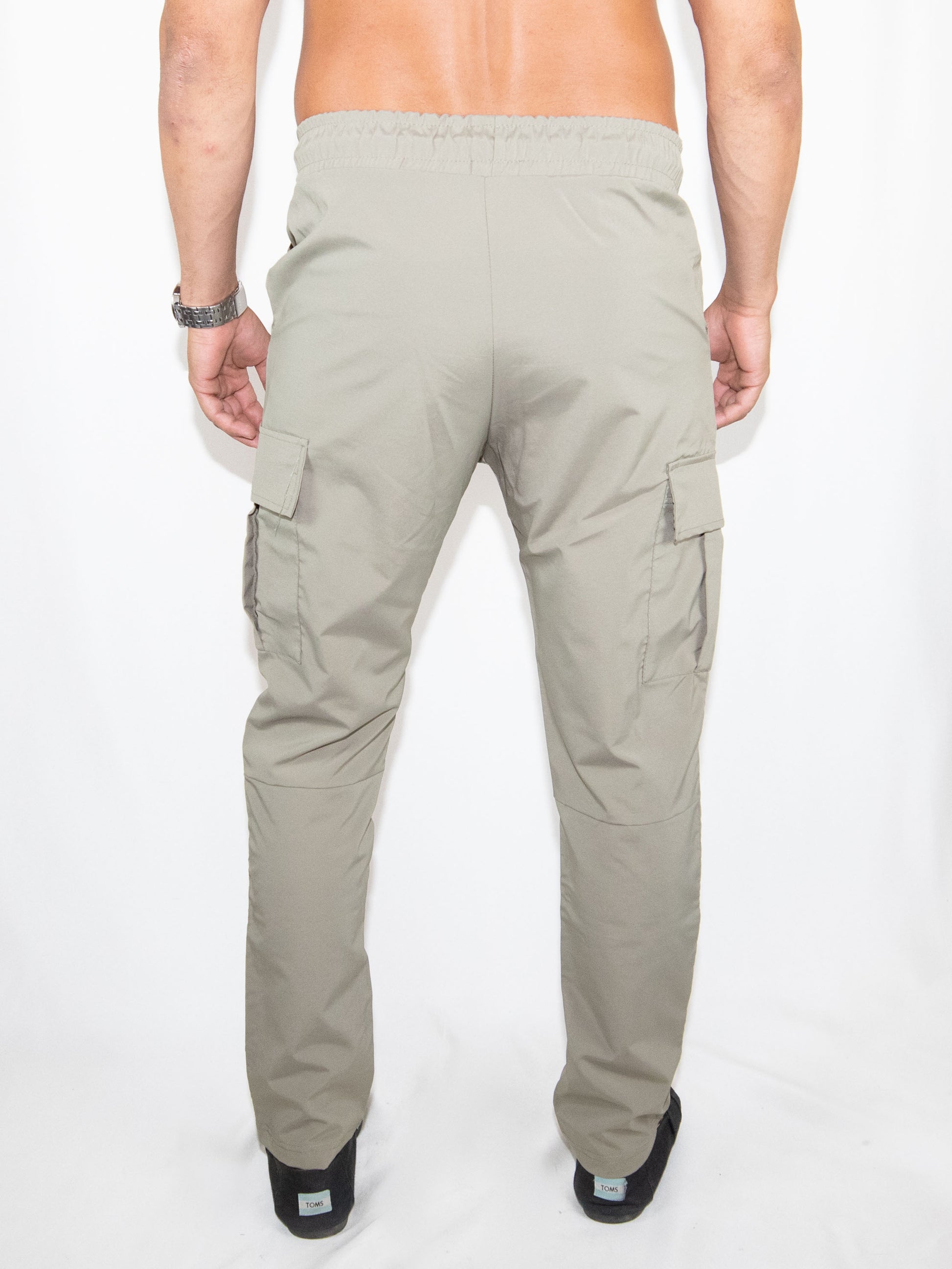 Khaki Ikao Paris Cargo Trousers-L Brand New / Ikao Paris / L