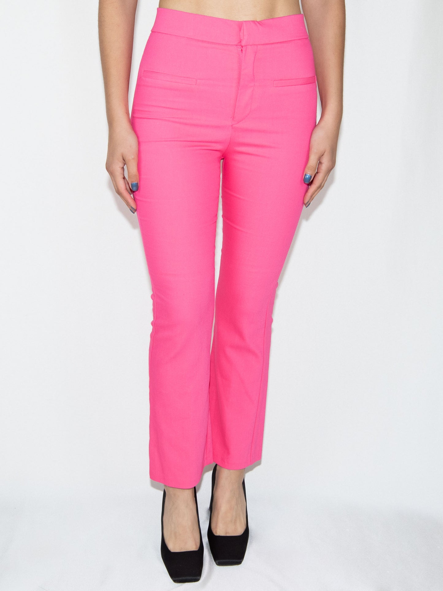 Fuchsia Zara Flare Trousers-34 Brand New With A Tag / Zara / 34