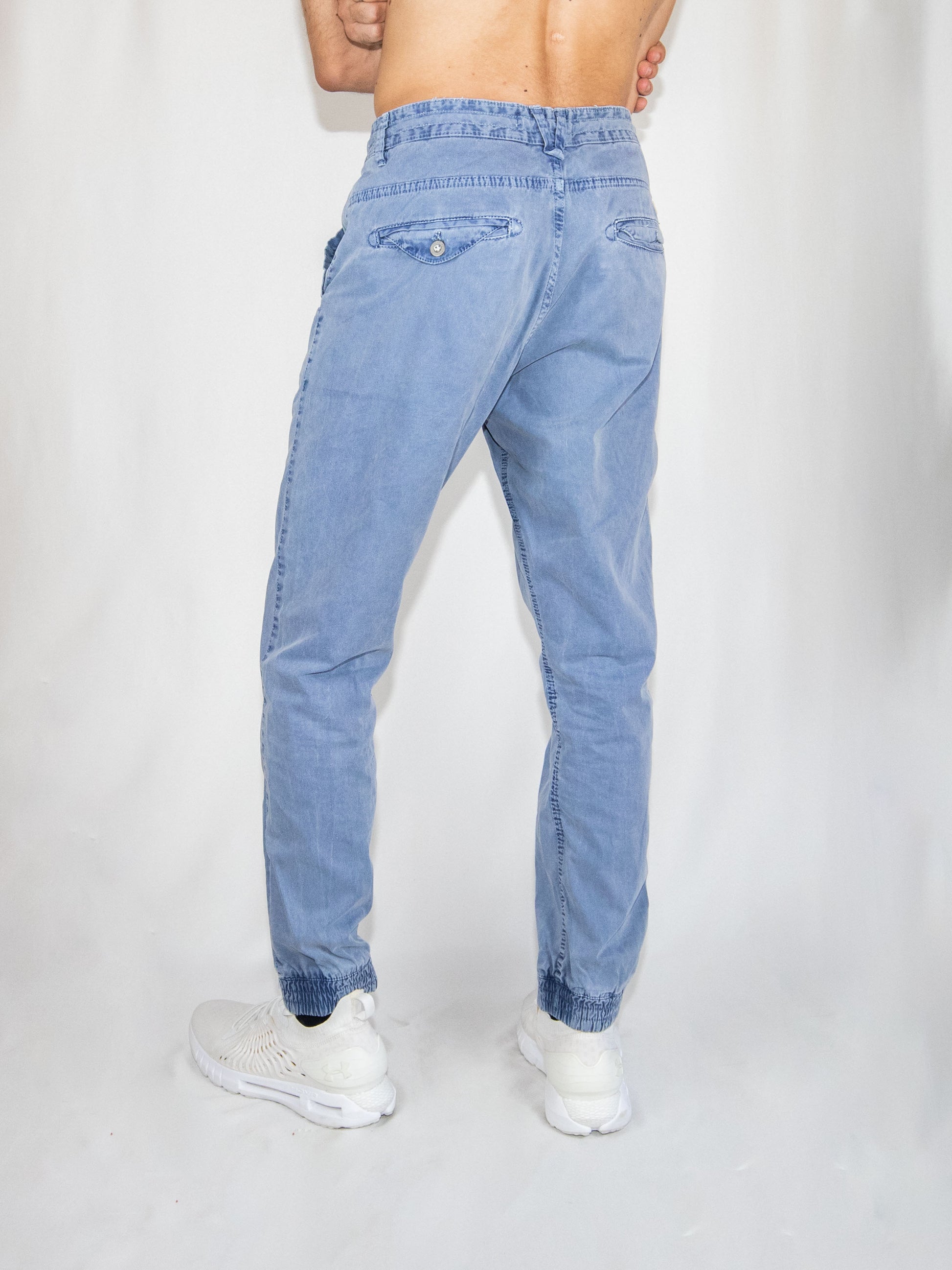 Blue Pull&Bear Joggers Trousers-40 Excellent / Pull&Bear / 40