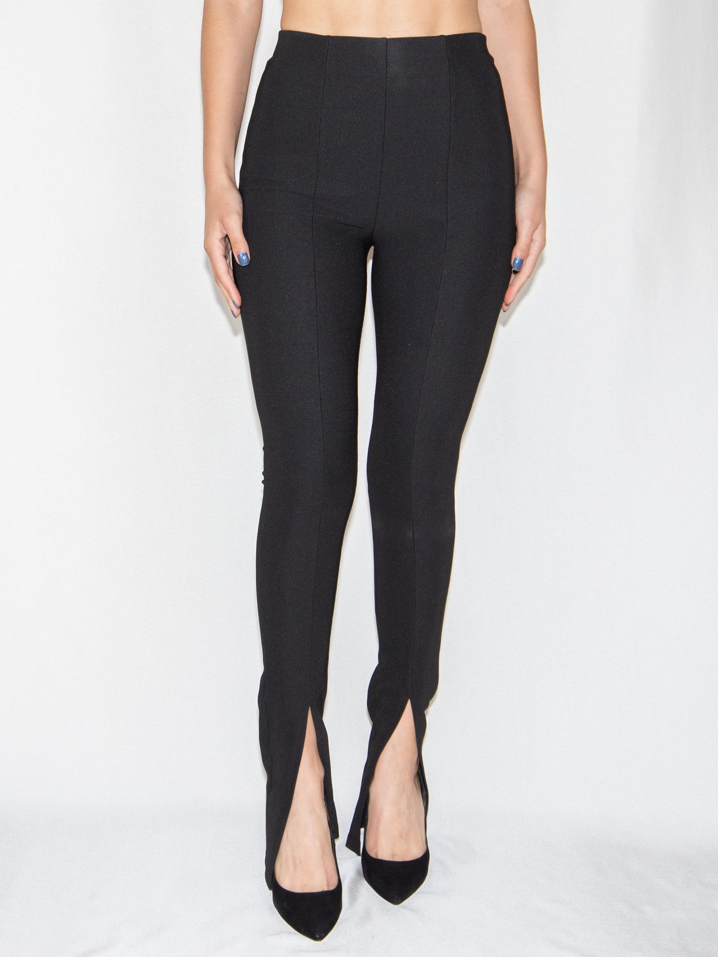 Black Zara Skinny Trousers-Xs Brand New / Zara / XS