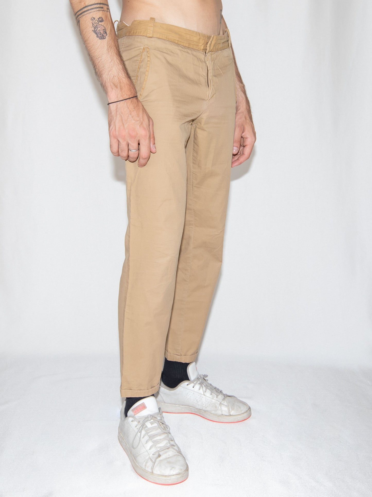 Khaki Zara Tailored Trousers-36 Good Condition / Zara / 36