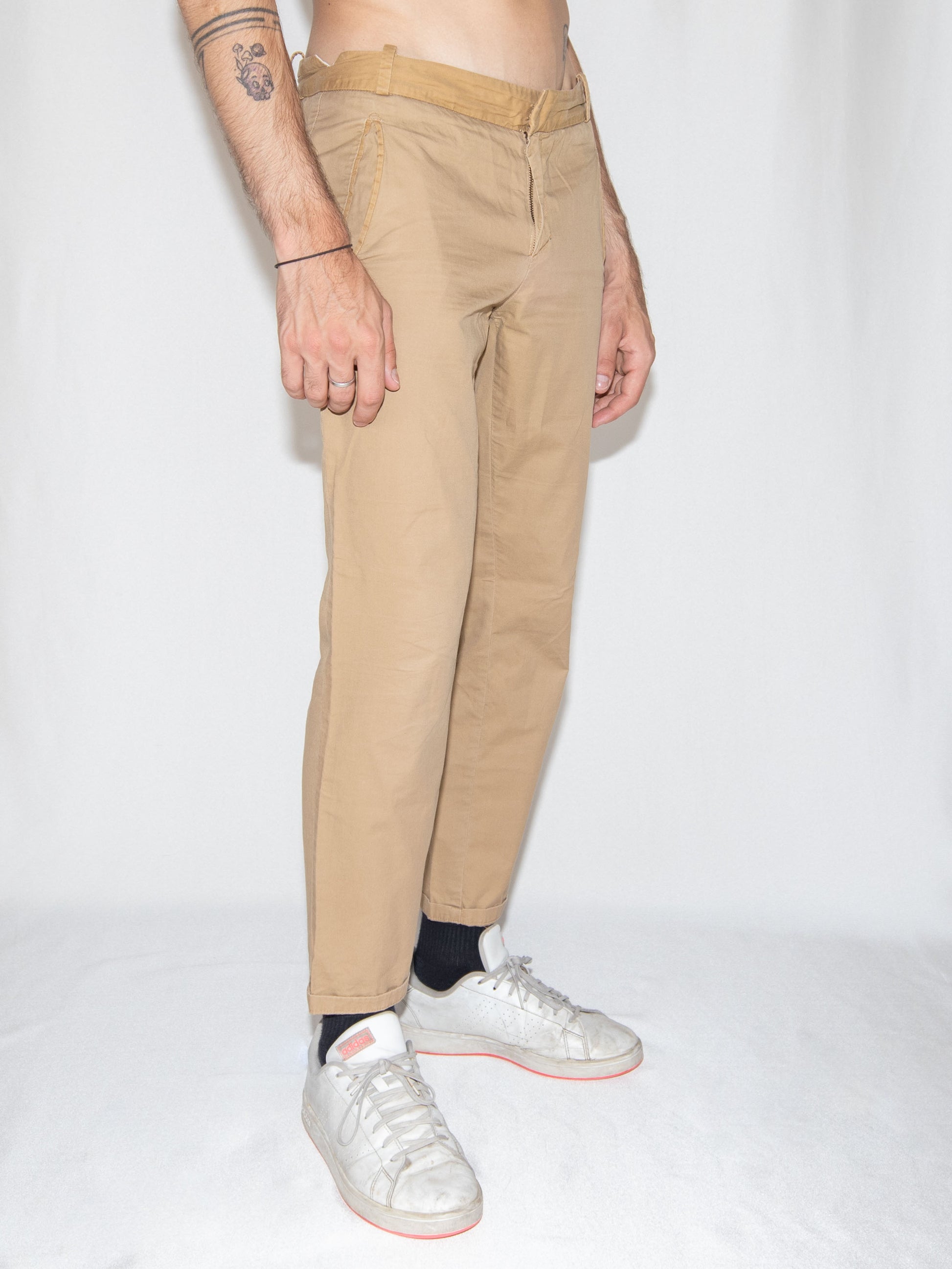 Khaki Zara Tailored Trousers-36 Good Condition / Zara / 36