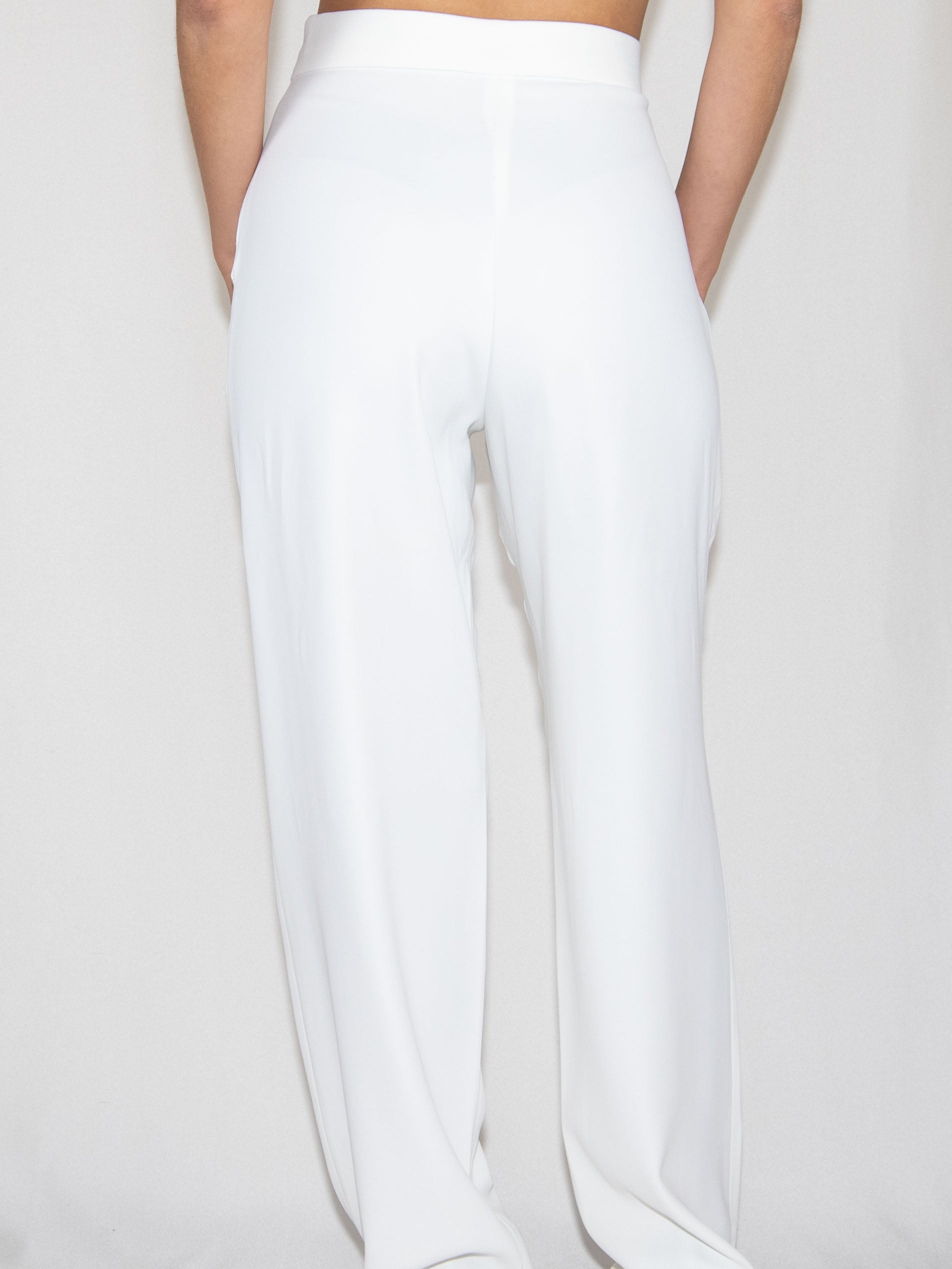 White Tailored Trousers-S Brand New / - / S