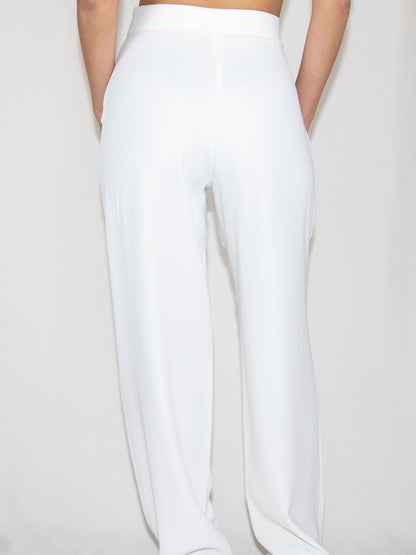 White Tailored Trousers-S Brand New / - / S