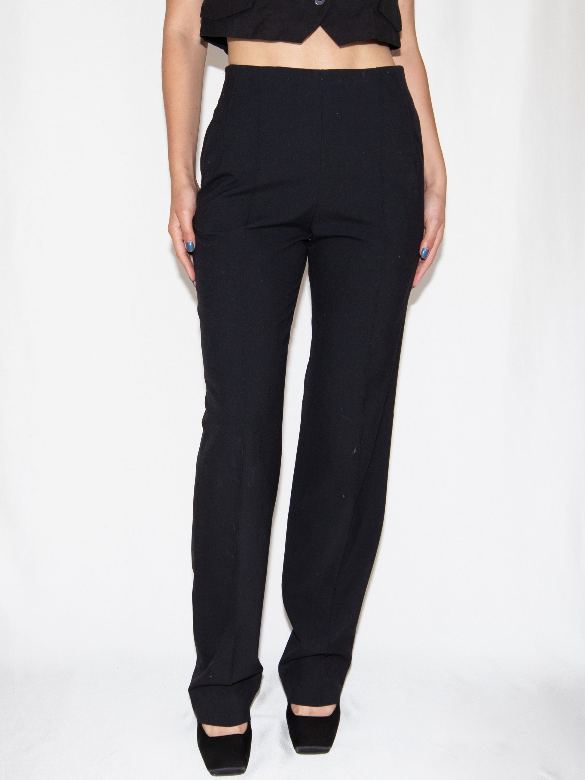 Black Zara Tailored Trousers-S Excellent / - / S