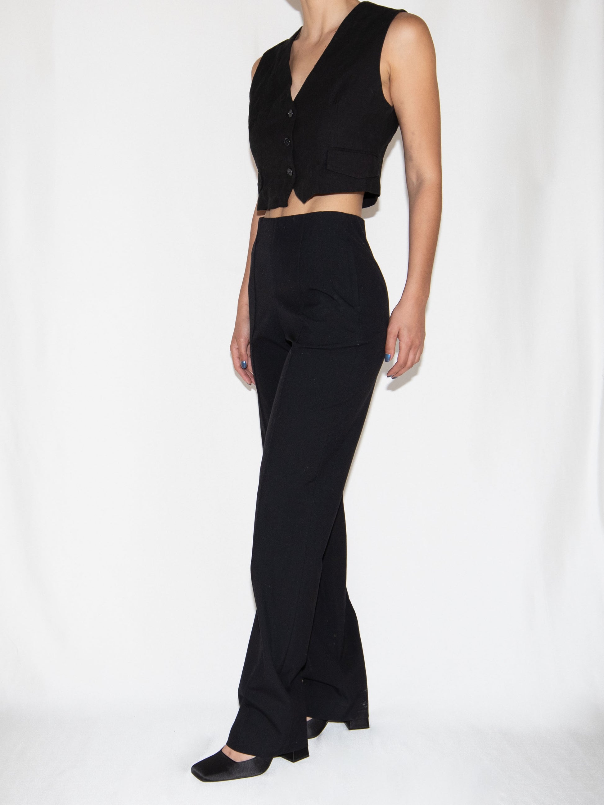 Black Zara Tailored Trousers-S Excellent / - / S