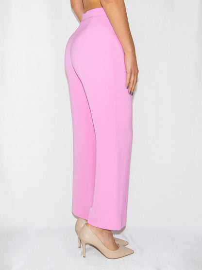 Pink Tailored Trousers-38 Excellent / - / 38