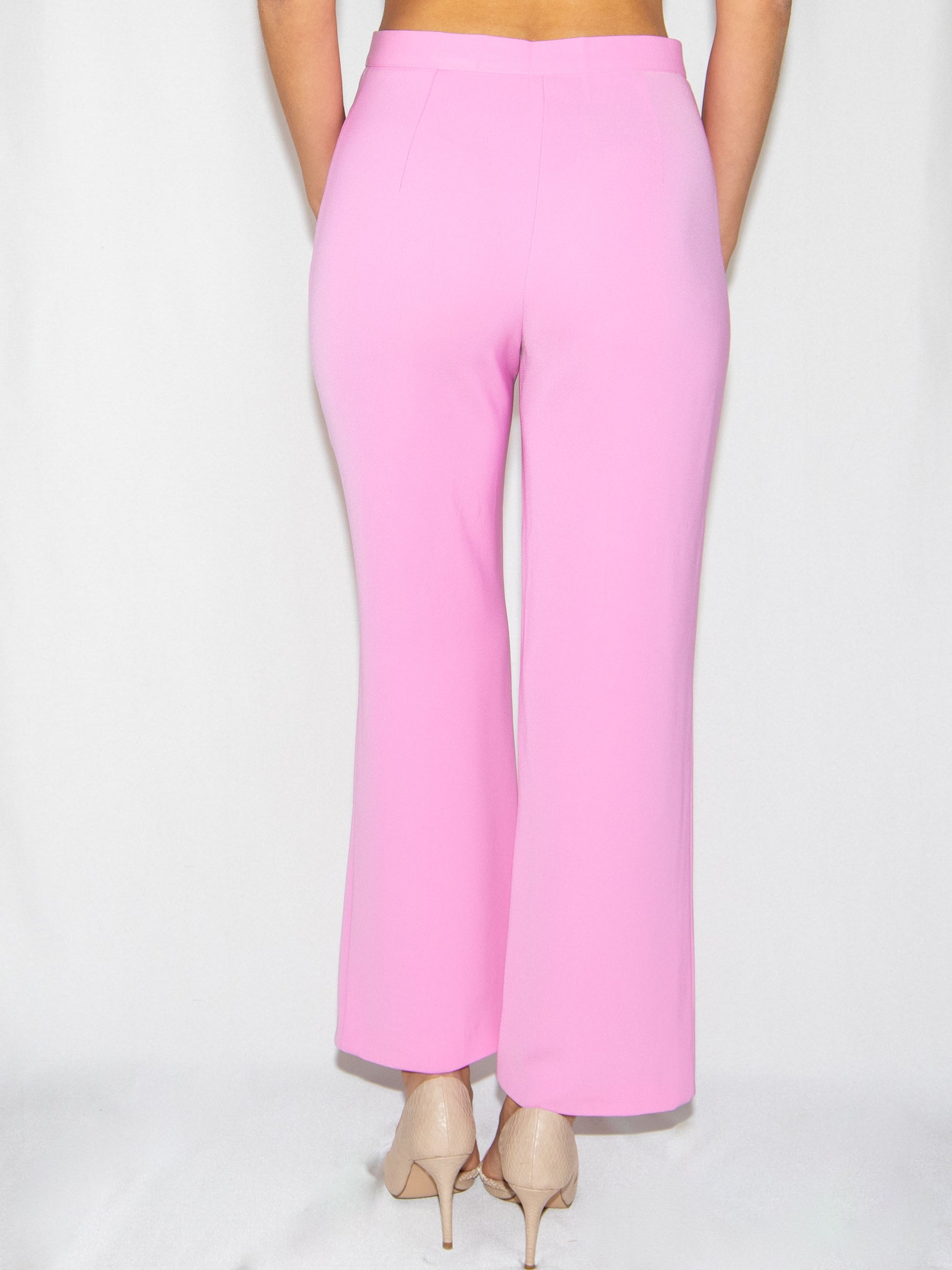 Pink Tailored Trousers-38 Excellent / - / 38