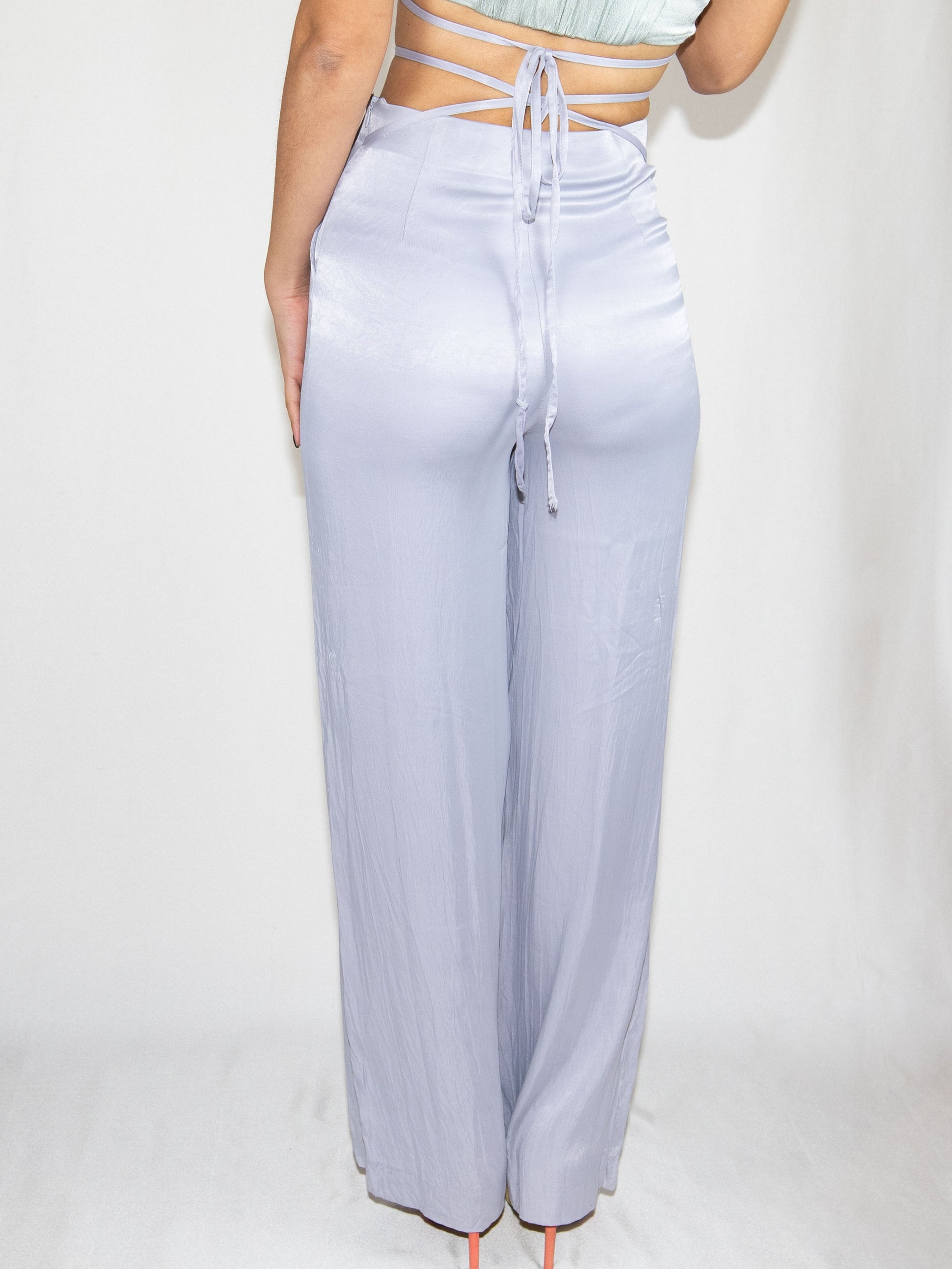 Gray Zara Wide Leg Trousers-S Brand New / Zara / S