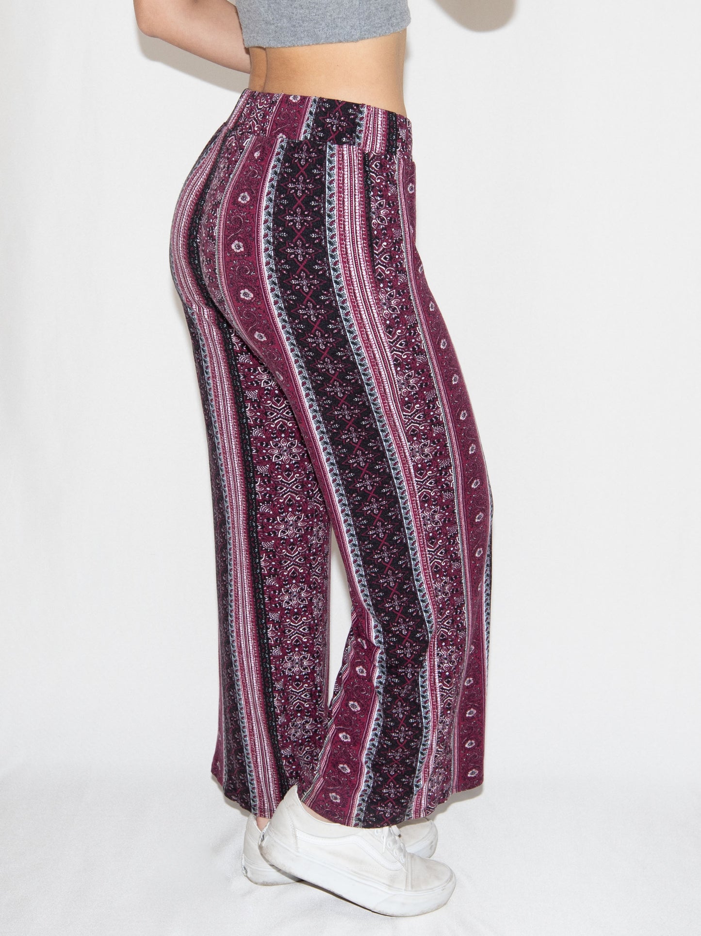 Purple Pattern Pink Republic Wide Leg Trousers-S Good Condition / Pink Republic / S