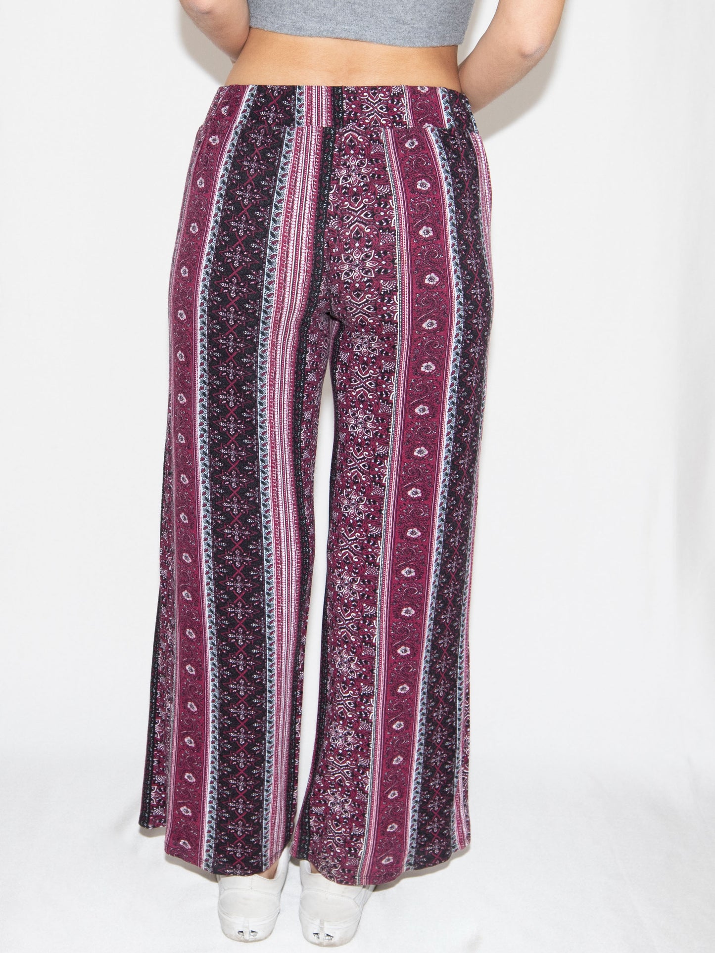 Purple Pattern Pink Republic Wide Leg Trousers-S Good Condition / Pink Republic / S