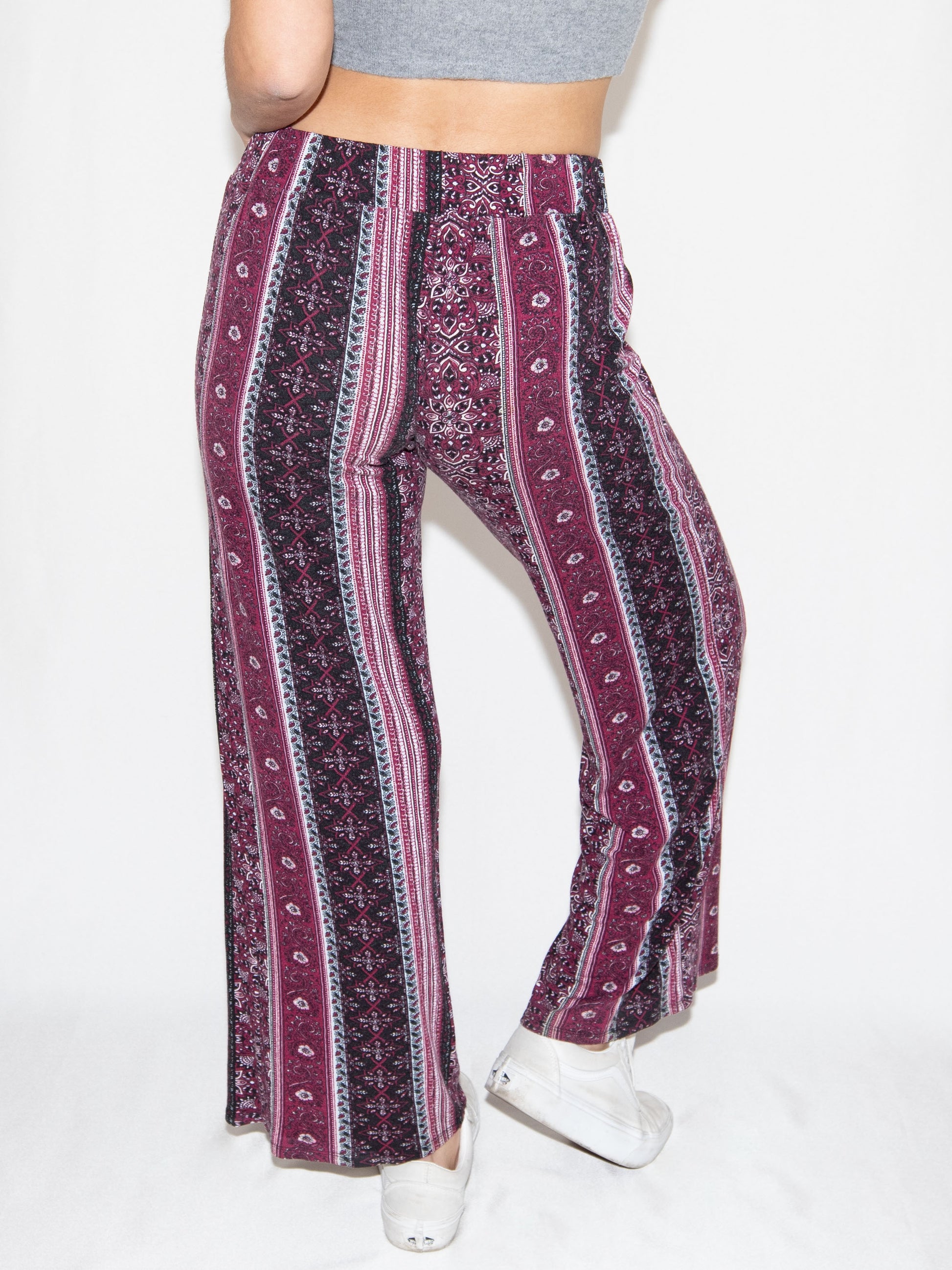 Purple Pattern Pink Republic Wide Leg Trousers-S Good Condition / Pink Republic / S