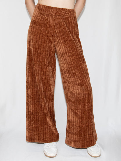 Camel Feisty Wide Leg Trousers-Xxs Excellent / Feisty / XXS