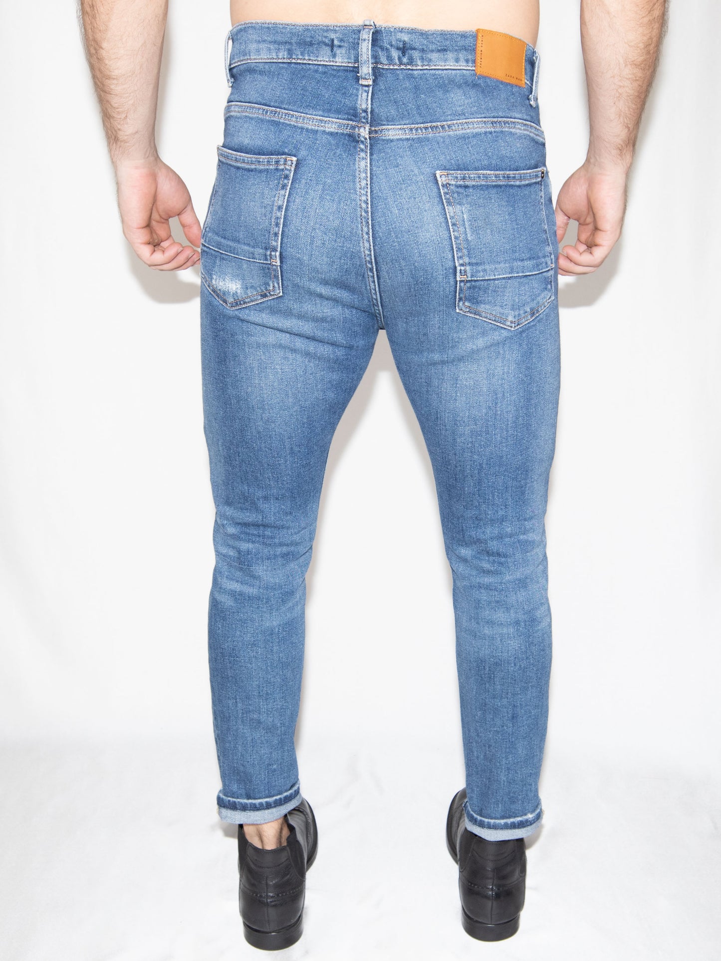 Blue Zara Skinny Jeans-L Excellent / Zara / L