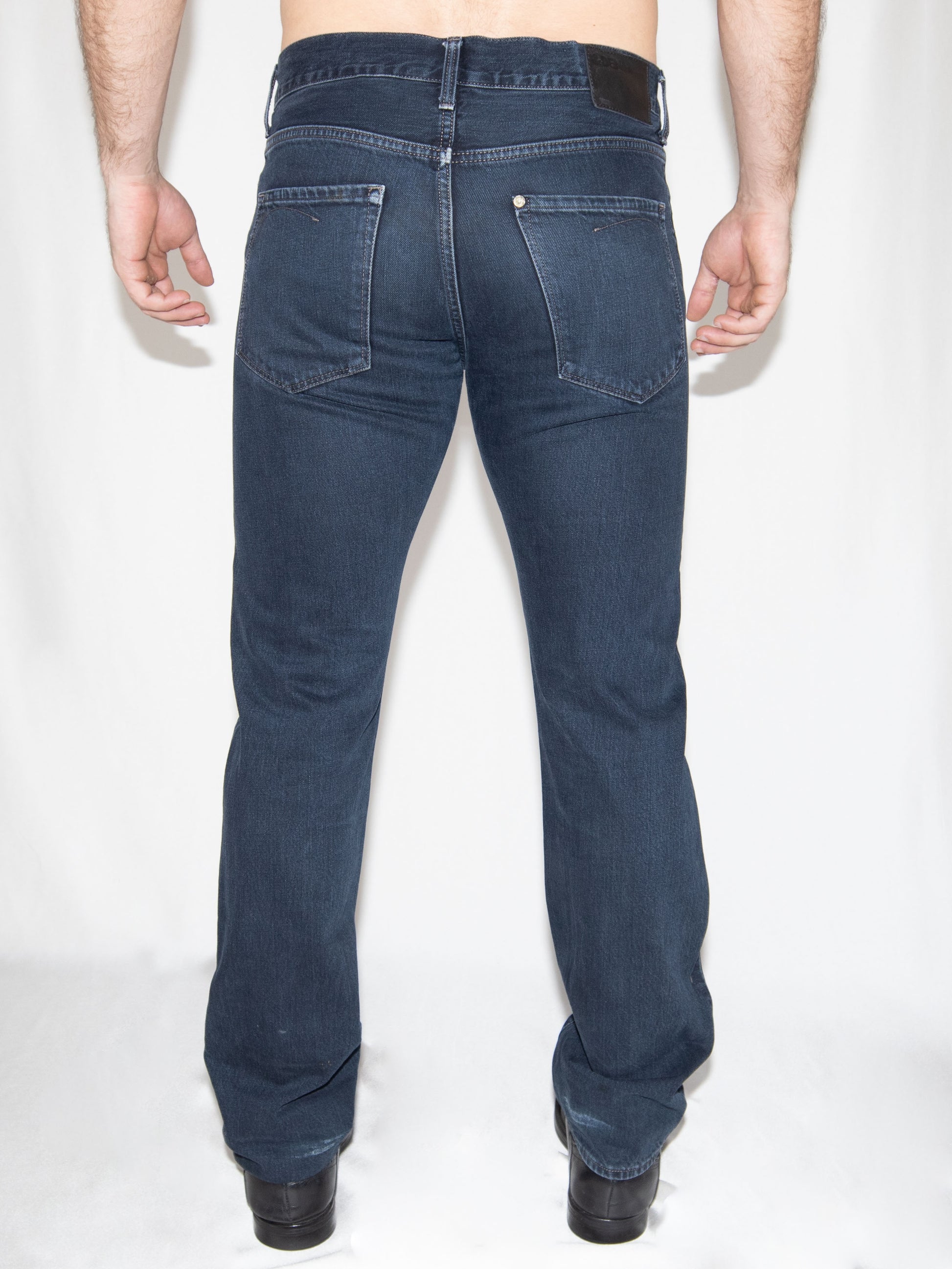 Dark Blue Zara Straight Jeans-42 Excellent / Zara / 42