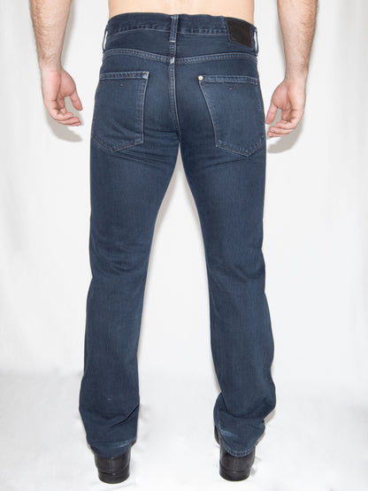 Dark Blue Zara Straight Jeans-42 Excellent / Zara / 42