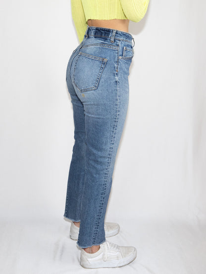 Blue H&M Straight Jeans-36 Good Condition / H&M / 36