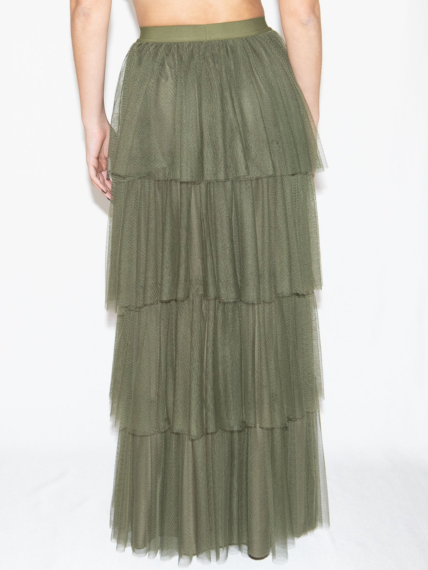 Olive Green Pinko Maxi Skirt-S Brand New / Pinko / S