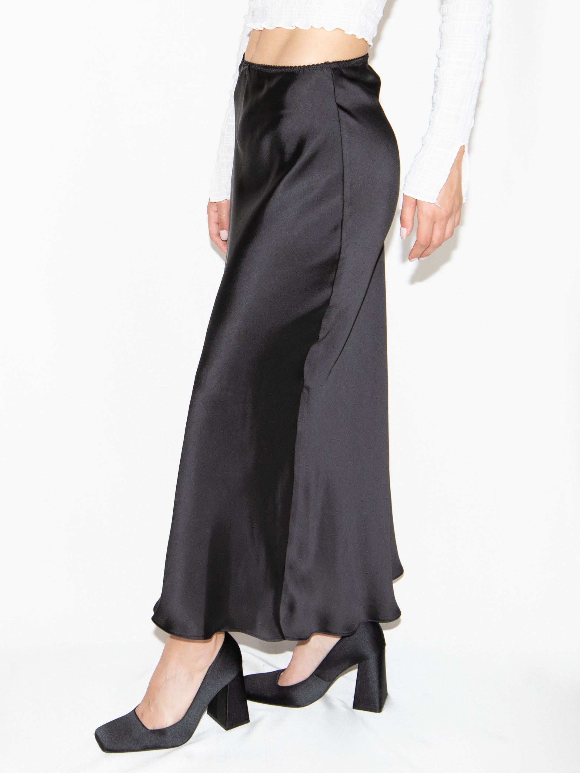 Black Zara Maxi Skirt-Xs Brand New / Zara / XS