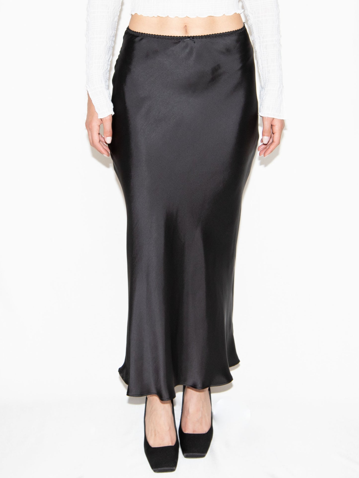 Black Zara Maxi Skirt-Xs Brand New / Zara / XS