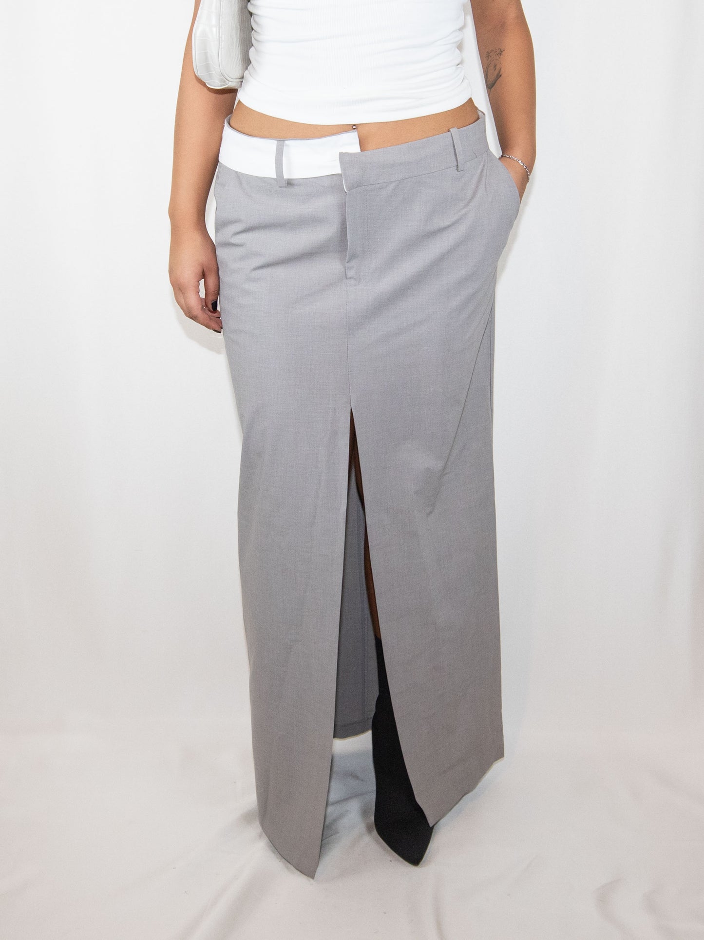 Gray Zara Maxi Skirt-Xl Brand New With A Tag / zara / XL