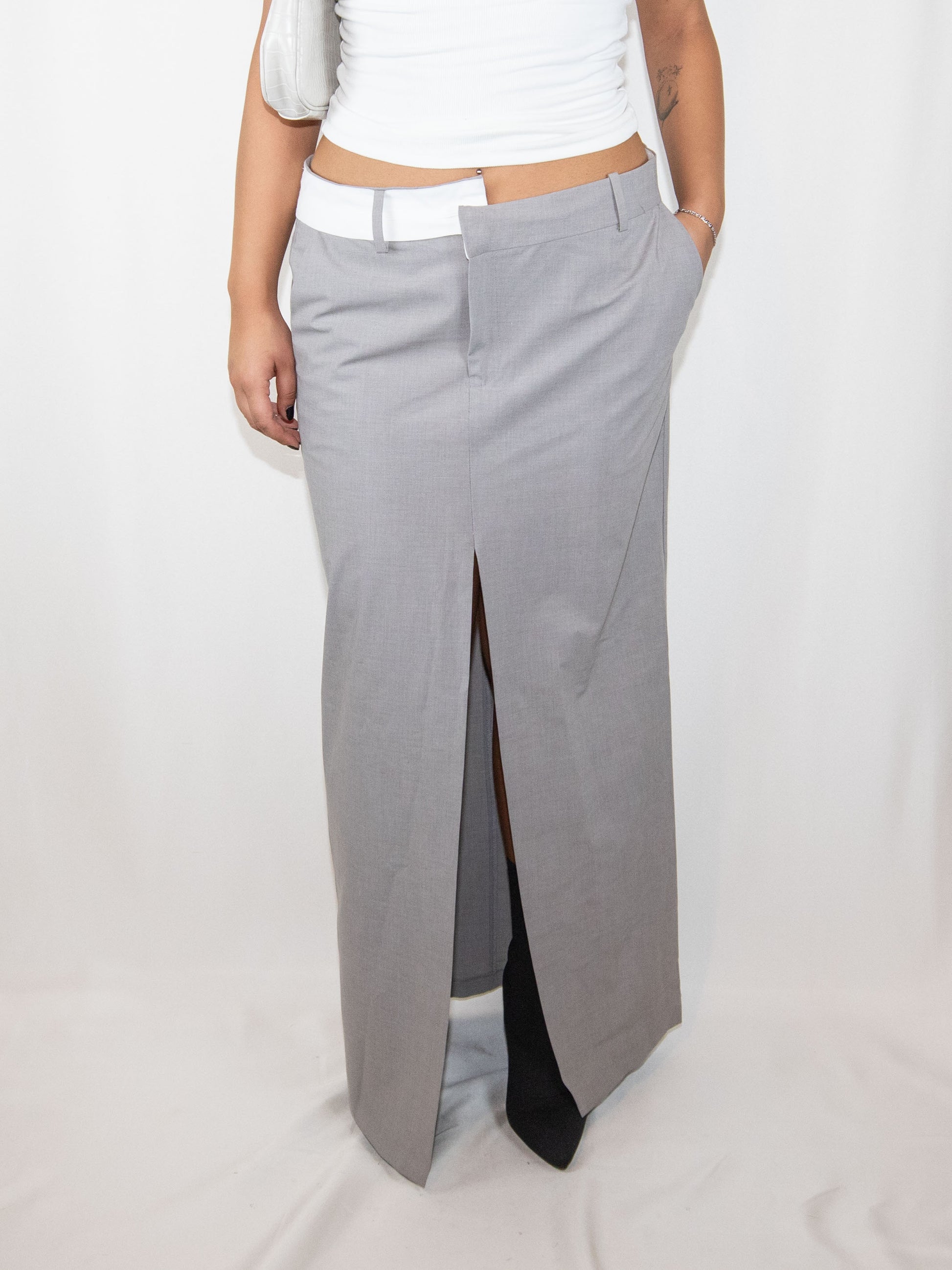 Gray Zara Maxi Skirt-Xl Brand New With A Tag / zara / XL