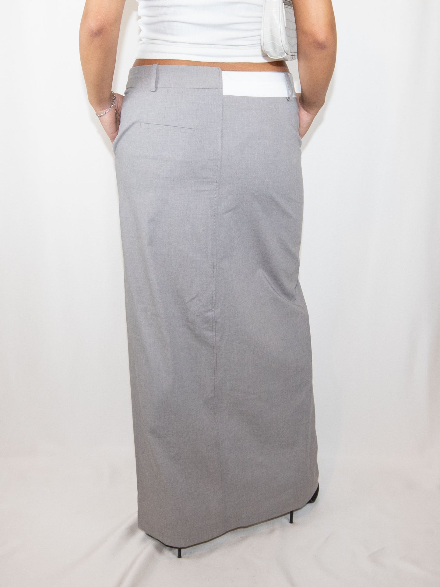 Gray Zara Maxi Skirt-Xl Brand New With A Tag / zara / XL