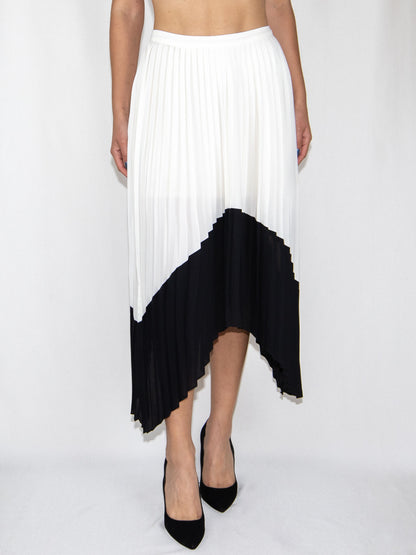 White Black Express Midi Skirt-2 Brand New / Express / 2