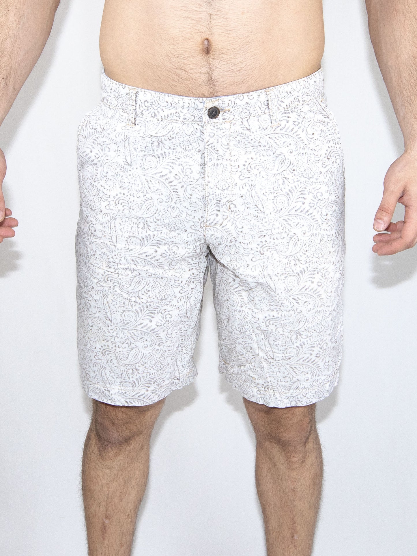 White Print Tasso Ella Shorts-32 Brand New / Tasso Ella / 32