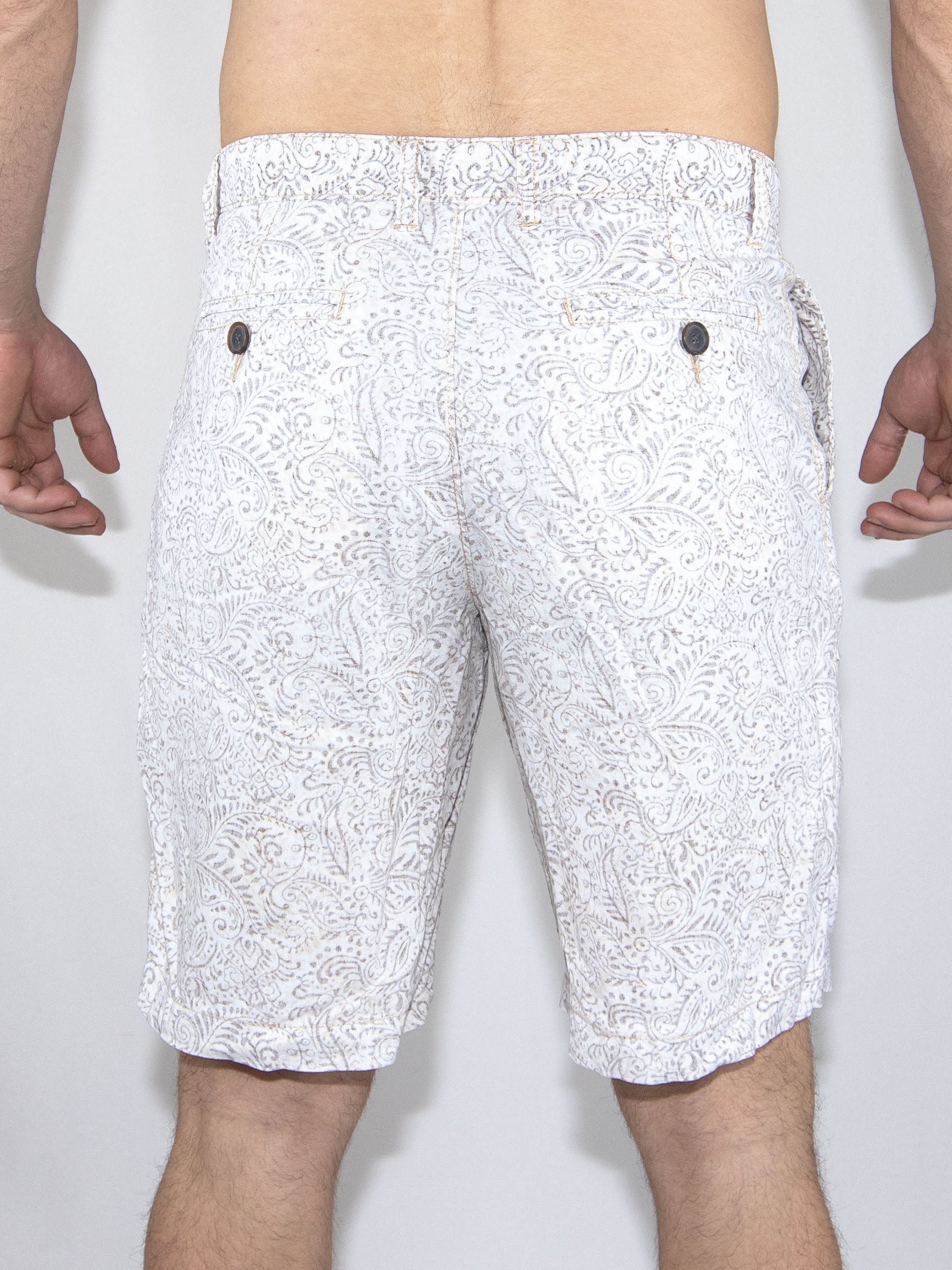 White Print Tasso Ella Shorts-32 Brand New / Tasso Ella / 32