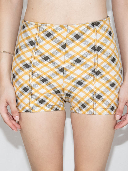 Yellow Square Bershka Shorts-32 Brand New / Bershka / 32