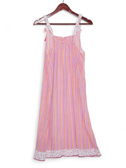 Pink Striped - Nightgown-Xs Excellent / - / XS