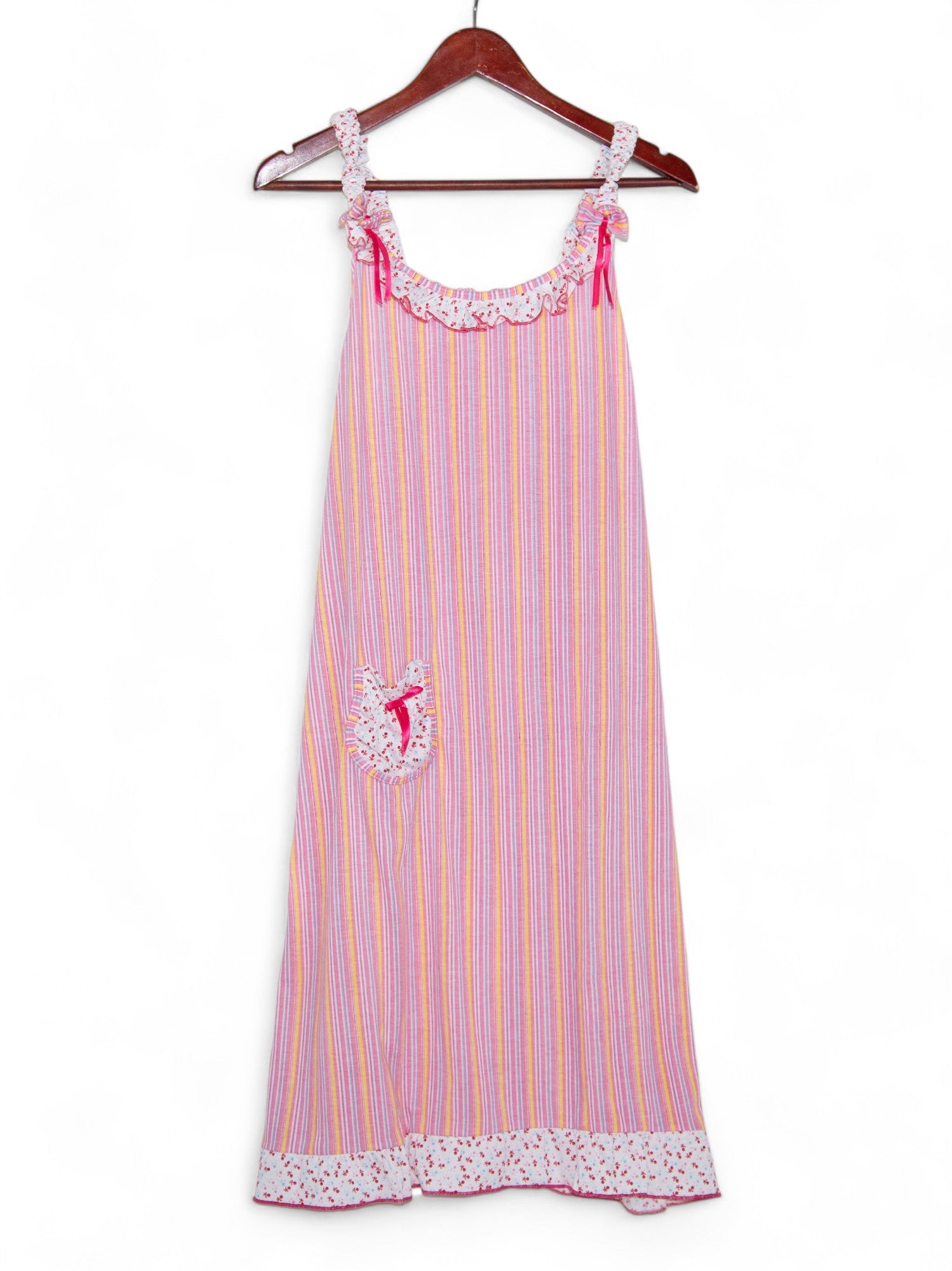 Pink Striped - Nightgown-Xs Excellent / - / XS