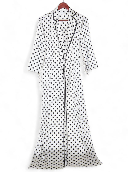 Black & White Polka Dots Caroline Constas Nightgown-S Brand New / Caroline Constas / S