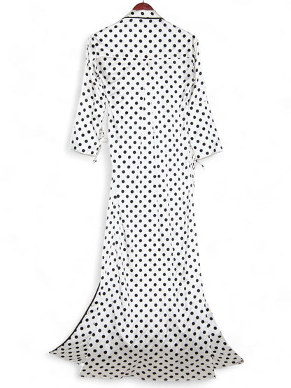 Black & White Polka Dots Caroline Constas Nightgown-S Brand New / Caroline Constas / S