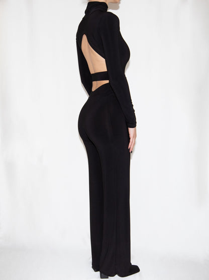 Black Feisty Maxi Jumpsuit-Xs Brand New / Feisty / XS