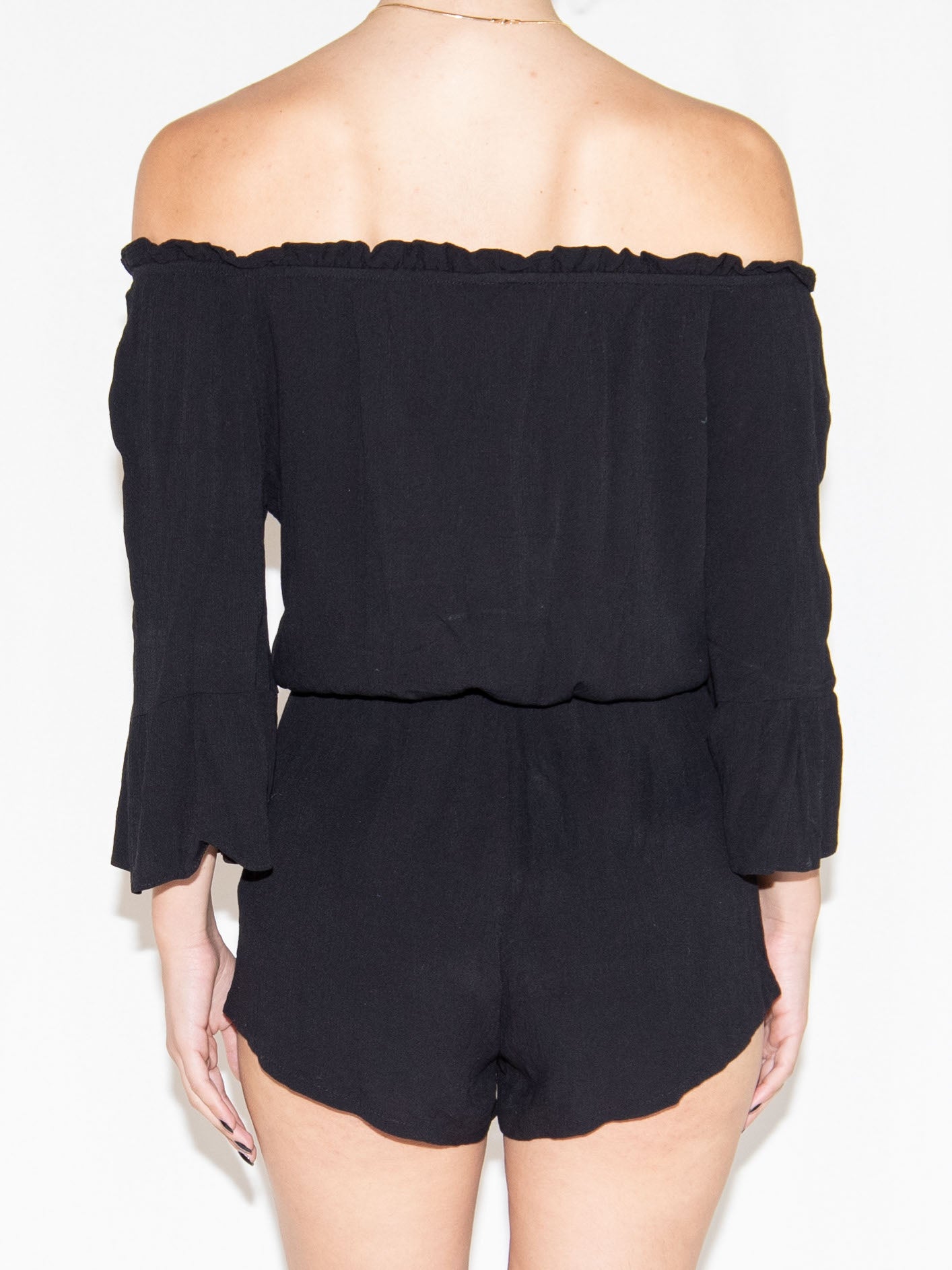 Black Topshop Mini Jumpsuit-36 Excellent / Topshop / 36