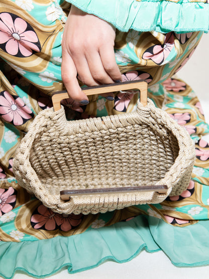 Beige Hand Bag- Brand New / - / -