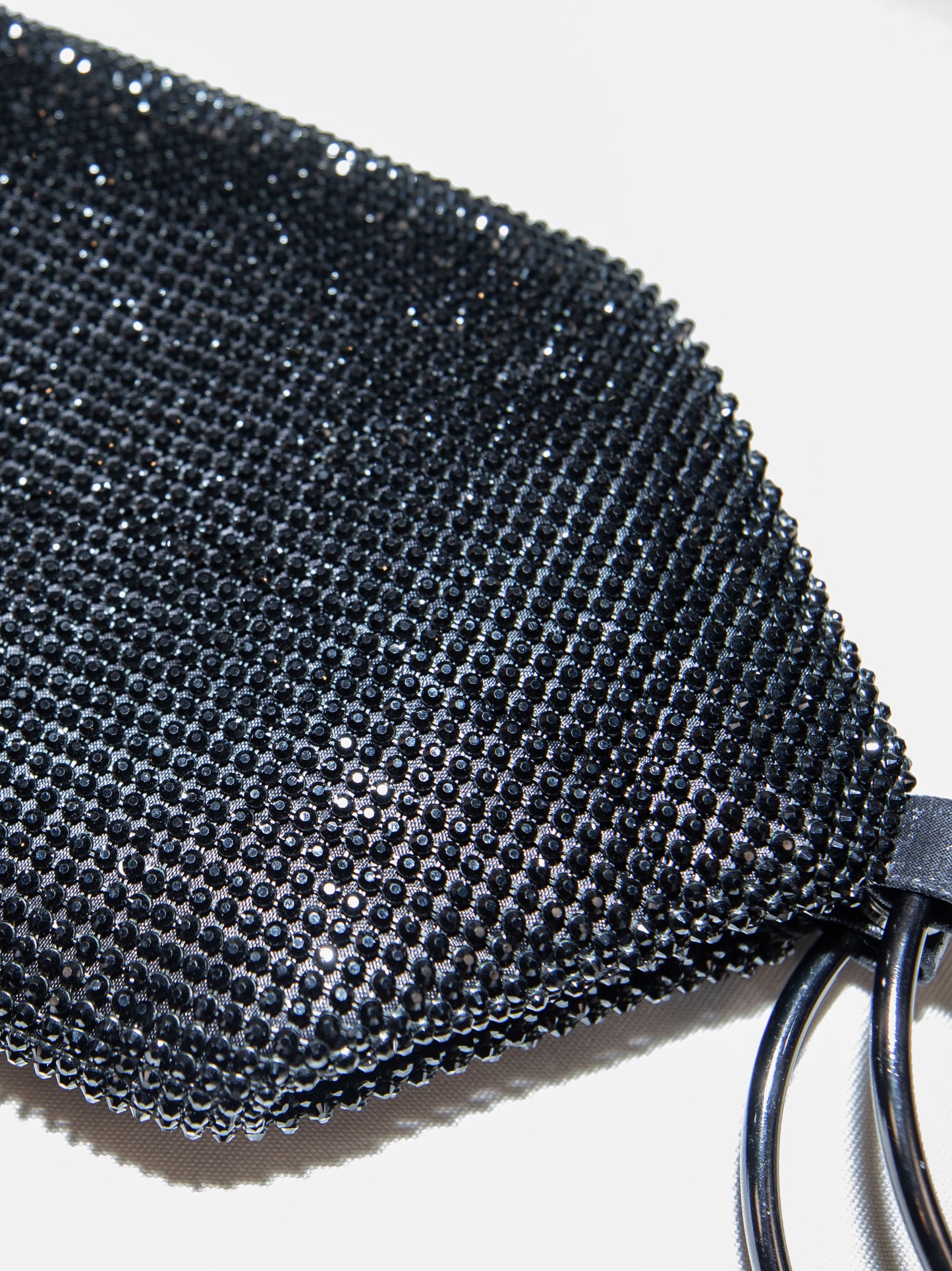 Black Sparkly Beads Hand Bag- Brand New / - / -