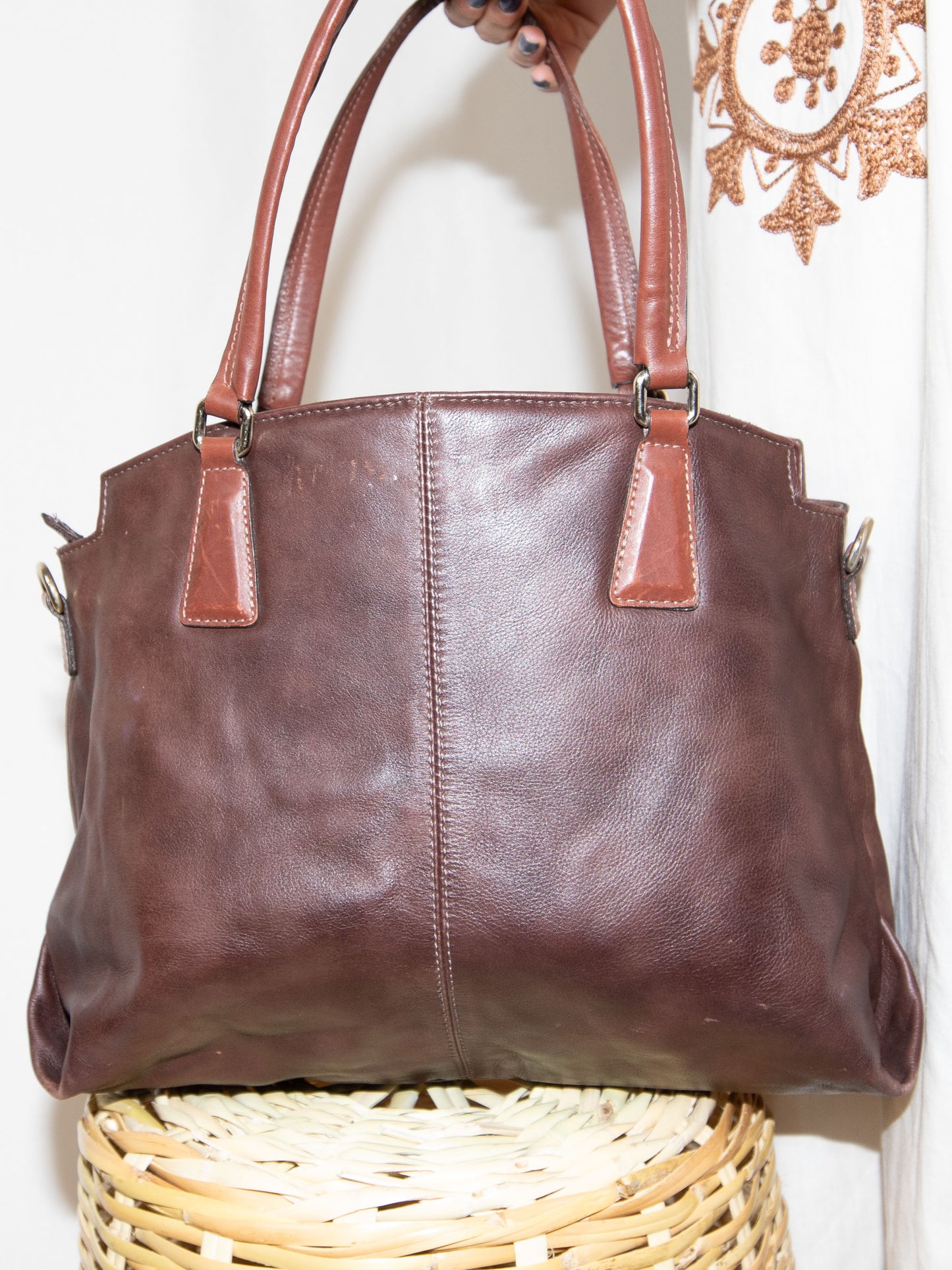 Brown Luz Dalua Shoulder Bag-One Size Good Condition / Luz Dalua / one size