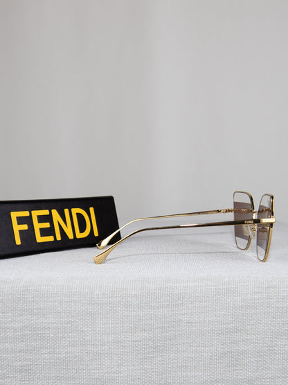 Gold Fendi Sunglasses- Excellent / Fendi / -