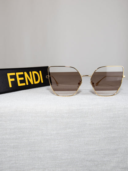 Gold Fendi Sunglasses- Excellent / Fendi / -